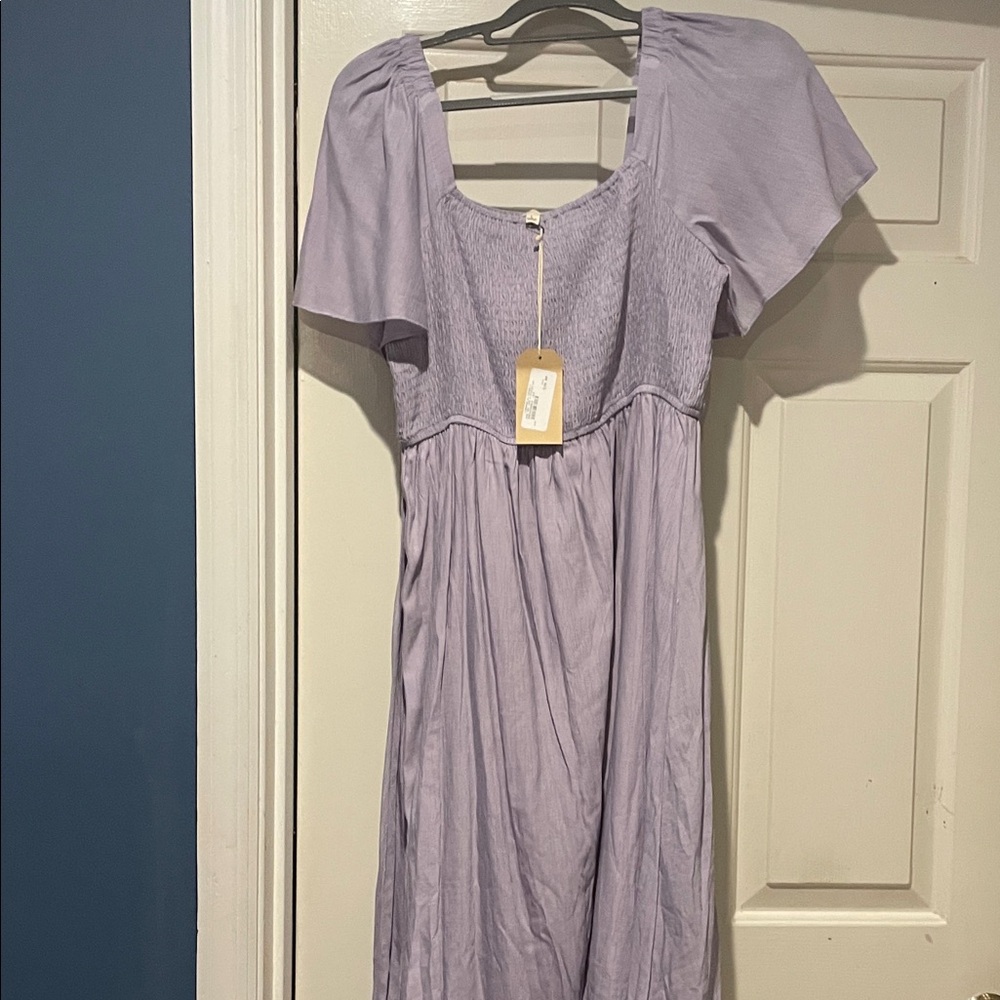 Elegant Lavender Women's Dress